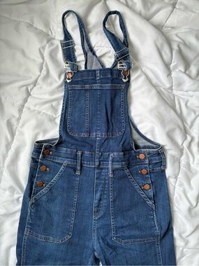 Madewell Classic Dark Blue Denim Overalls